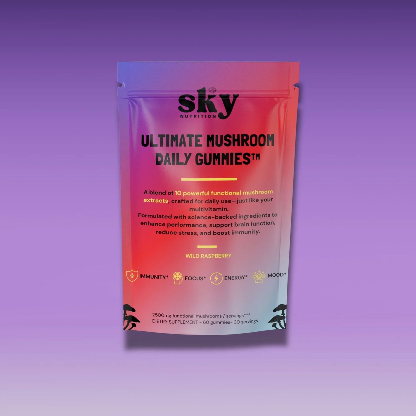 【Sky nutrition Site】Ultimate Mushroom Daily Gummies