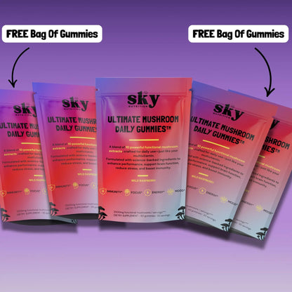 【Sky nutrition Site】Ultimate Mushroom Daily Gummies